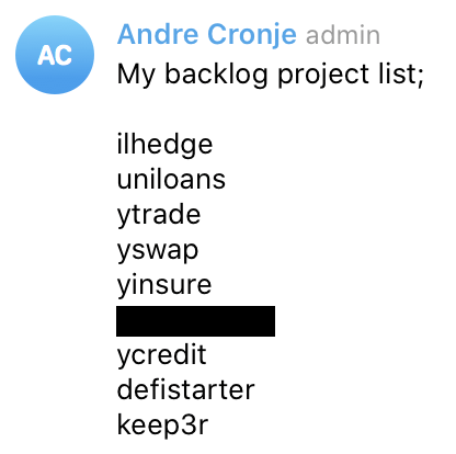 I understand that Andre has begun work on a number of cool projects at once and needs help (see below).I assume he's launching this experiment to try to find a method to outsource some of the work. Just spitballing.