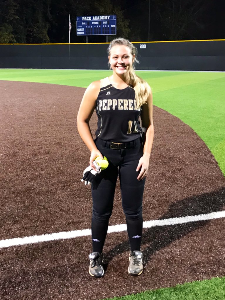 A big <a href="/Pepperell_Pulse/">Pepperell High School</a> congrats to the Lady Dragons on advancing to the second round of the state playoffs! An absolutely gritty performance by <a href="/chloe_jones33/">Chloe Jones</a> tonight! She pitched two complete games and only surrendered three runs! #perseverance