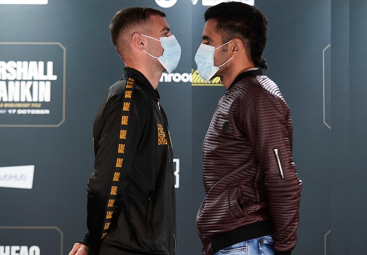 Photos: Lewis Ritson, Miguel Vazquez - Face-Off at Final Presser https://t.co/5eZNThoTA3 https://t.co/gchR1Lxtrg