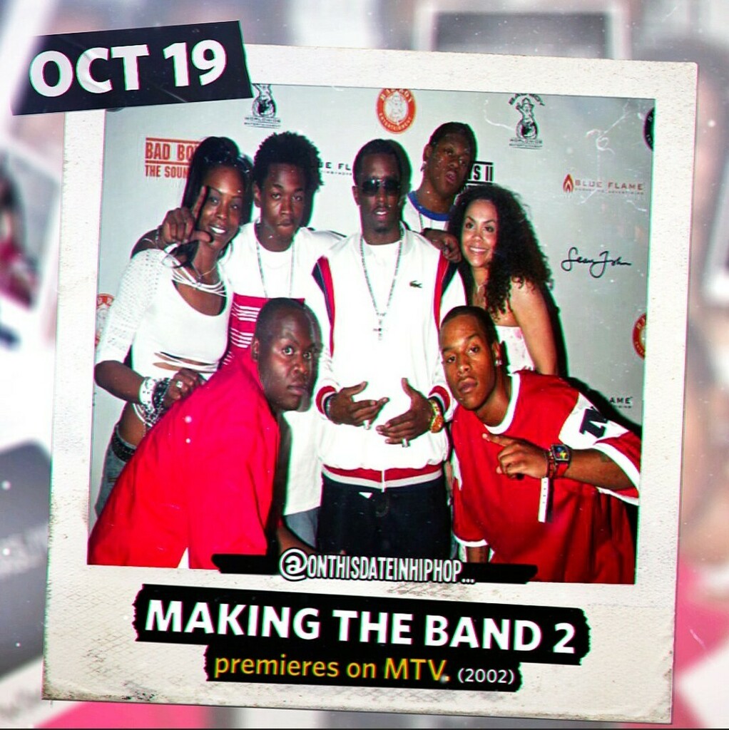 bleepthabastard's tweet photo. #OnThisDateInHipHop, #MakingTheBand2 premiered on #MTV. @Diddy hosted a talent search in hopes of creating a new #HipHop group for his #BadBoy label. Through all the shenanigans, #Diddy would choose @iamsarastokes @dylandili @imfreddyp @215eness @brookly… https://t.co/TCJjo0nBbk https://t.co/1t3K04H08L
