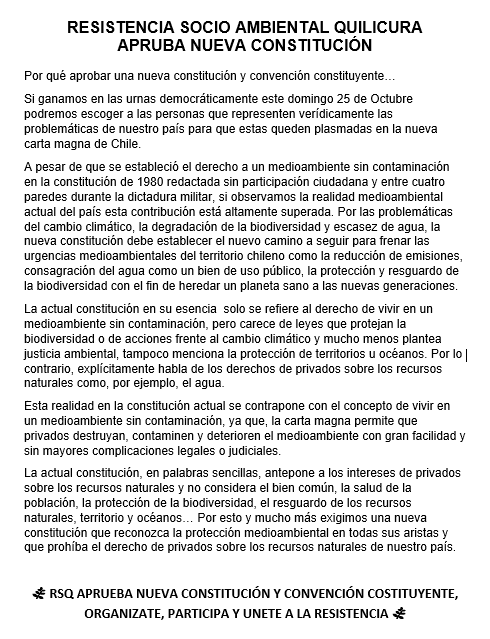 "RSQ APRUEBA NUEVA CONSTITUCIÓN PARA CHILE"

youtube.com/watch?v=Ws9QUH…