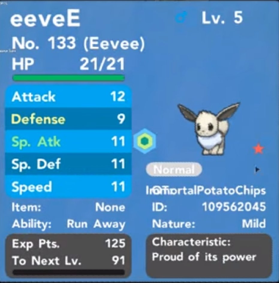 Pokemon Brick Bronze Facts! on Twitter: "Fact #4 If you played beta/alpha PBB You could talk to the old man and in Silvent City and get a shiny eevee! https://t.co/5KiJhpNibM"