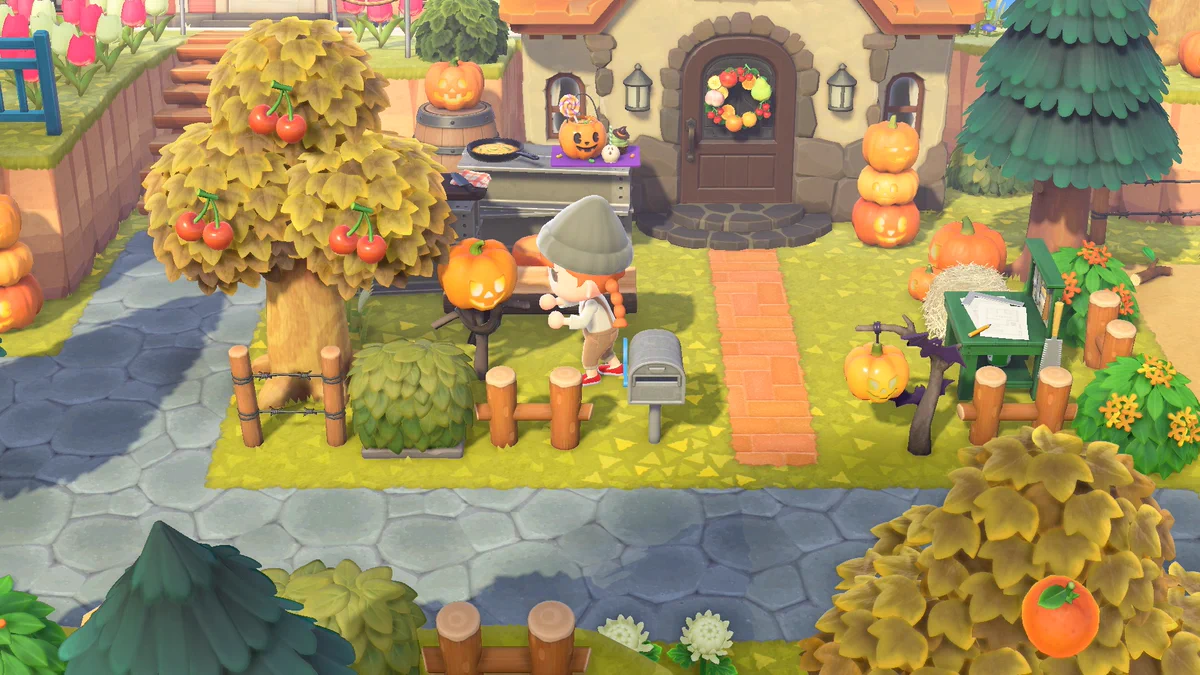 ゲームもハロウィン真っ只中！どうぶつの森の飾りつけはどうですか？