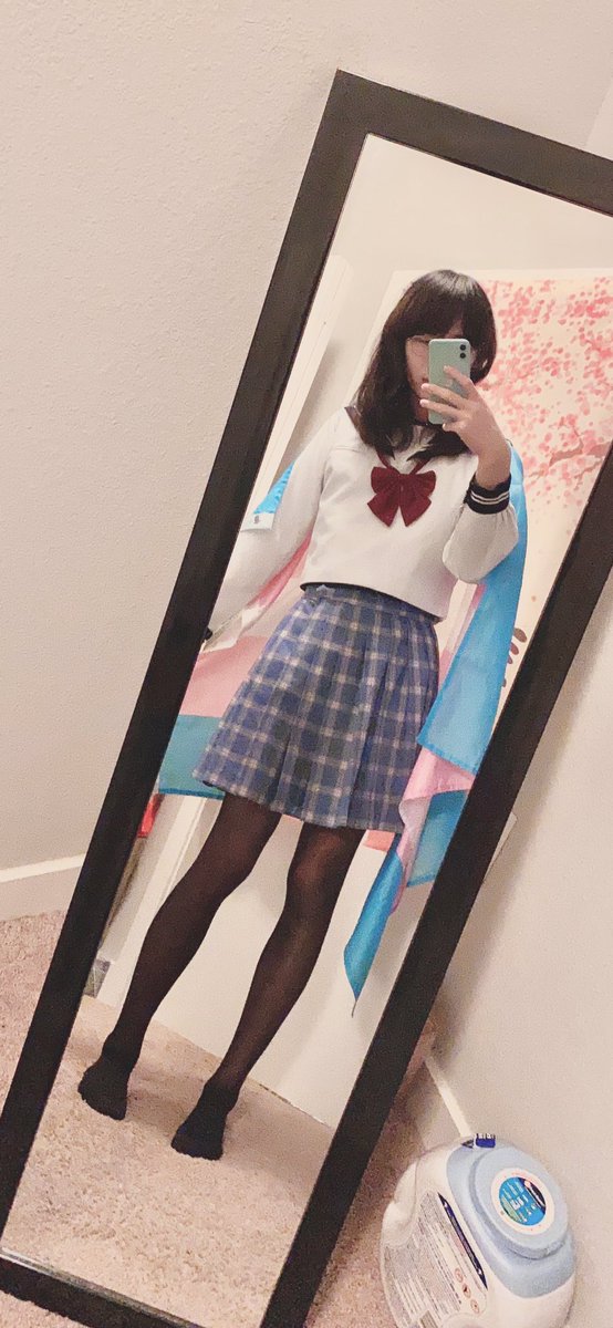 #女装 #jk制服 #水手服 #黑丝 #transgenderflag