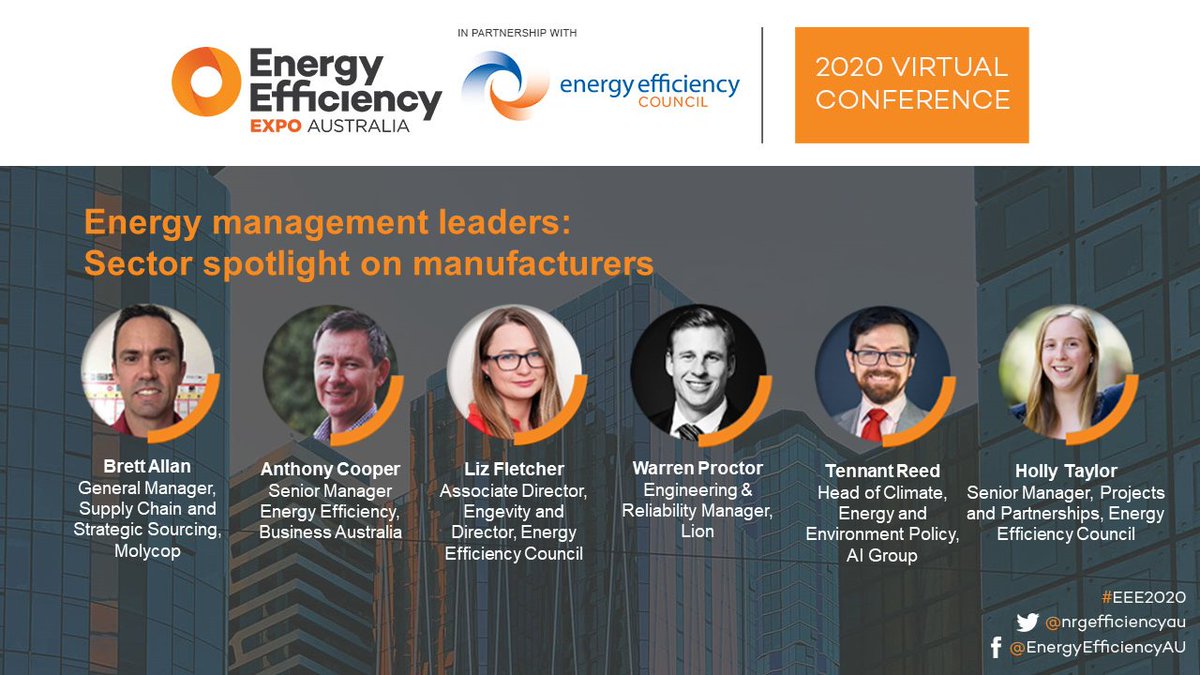 _energybriefing's tweet photo. We're live with Brett Allan from Molycop, Anthony
Cooper from @business_nsw, @lizfletcher117 from
Engevity, Warren Proctor from Lion, @TennantReed
from @The_AiGroup and @hollymtaylor_ from
@EECouncil
Join us: https://t.co/eRazl8yN14
@EECouncil #energybriefing #EEE2020 https://t.co/WrFJUzbMyt