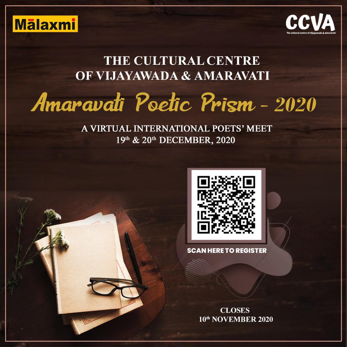 malaxmigroup's tweet photo. A glimpse into our last year's Amaravati Poetic Prism Multilingual Poets' Meet. Calling out all the talented and esteemed poets to apply to this year's virtual International Poets' Meet. Apply here -
https://t.co/YcmBWTNIiF
#ccva #malaxmigroup #app2020
https://t.co/z7mRByip8v https://t.co/A2xaRypfLP