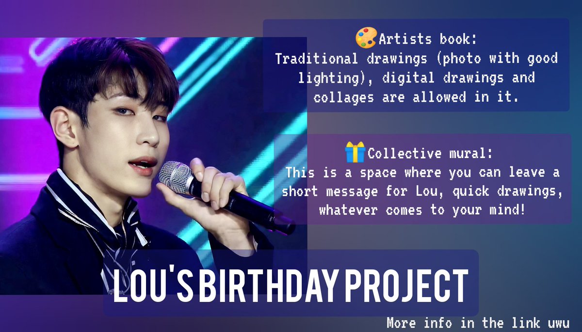 ibibanana's tweet photo. ⭐LOU'S BIRTHDAY PROJECTS⭐

🎨 VAMPZ ARTIST BOOK

✏️ COLLECTIVE MURAL
   
     ⬇️⬇️⬇️  Participation⬇️⬇️⬇️ 

https://t.co/ZBx344gQoH

#Lou #KimHosung #로우 #김호성
#VAV #브이에이브이 https://t.co/PjrB1OZdQq