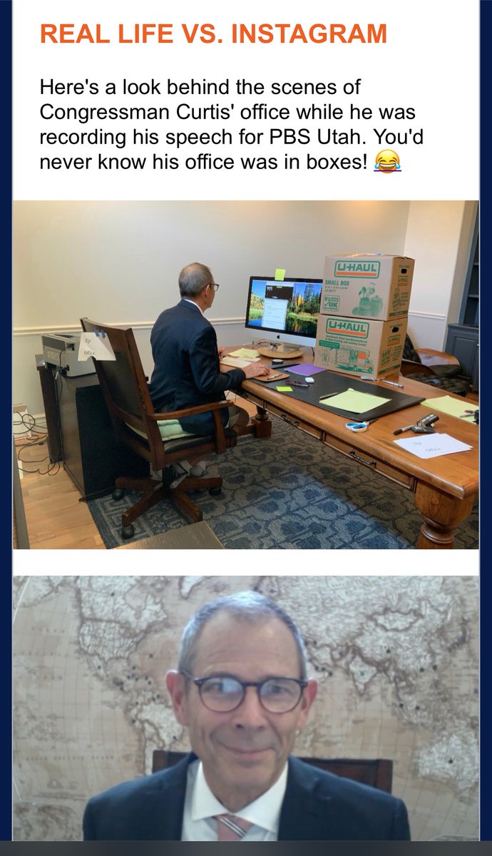 I got a campaign email from  @CurtisUT that features him recording a campaign speech in his office.I would like his campaign to clarify if this was done in his campaign-funded private office, or in a taxpayer-funded government office. Thanks.