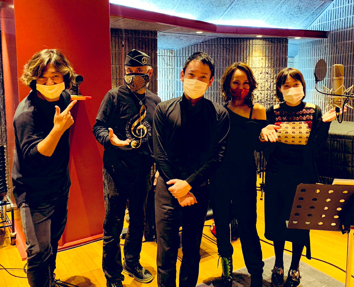 harutiger's tweet photo. 昨日は凄く充実した幸せなレコーディングでした❣️直樹さんとOdyが素晴らしいのは言うまでもありませんが、はじめましてのKochoさん、素敵だった〜😍仕上がりが楽しみです🎶#高尾直樹　#ody #kocho https://t.co/YaFfaUVt3i