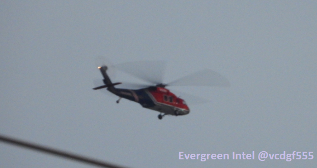 Spotted a firefighting S-70A with an interesting history, both recent & old, heading for Boulder, CO from Cheyenne, WY today. This is Brown Helicopter Inc N135BH (A08DE5). It served in the Royal Hong Kong Auxiliary Air Force starting in 1993. Shipped to US in 2003 on an An-124.