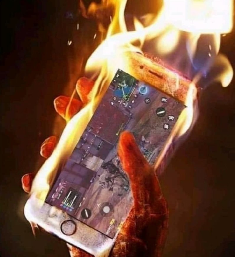 Meu celular depois jogar 3 partidas