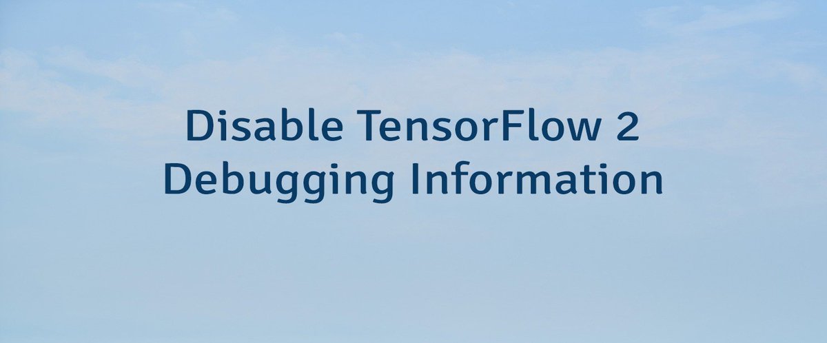 lindevscom's tweet image. #TensorFlow 2 prints logs in the console. Sometimes we might want to disable this functionality. Learn how to do
that: lindevs.com/disable-tensor…

#TensorFlowTutorial