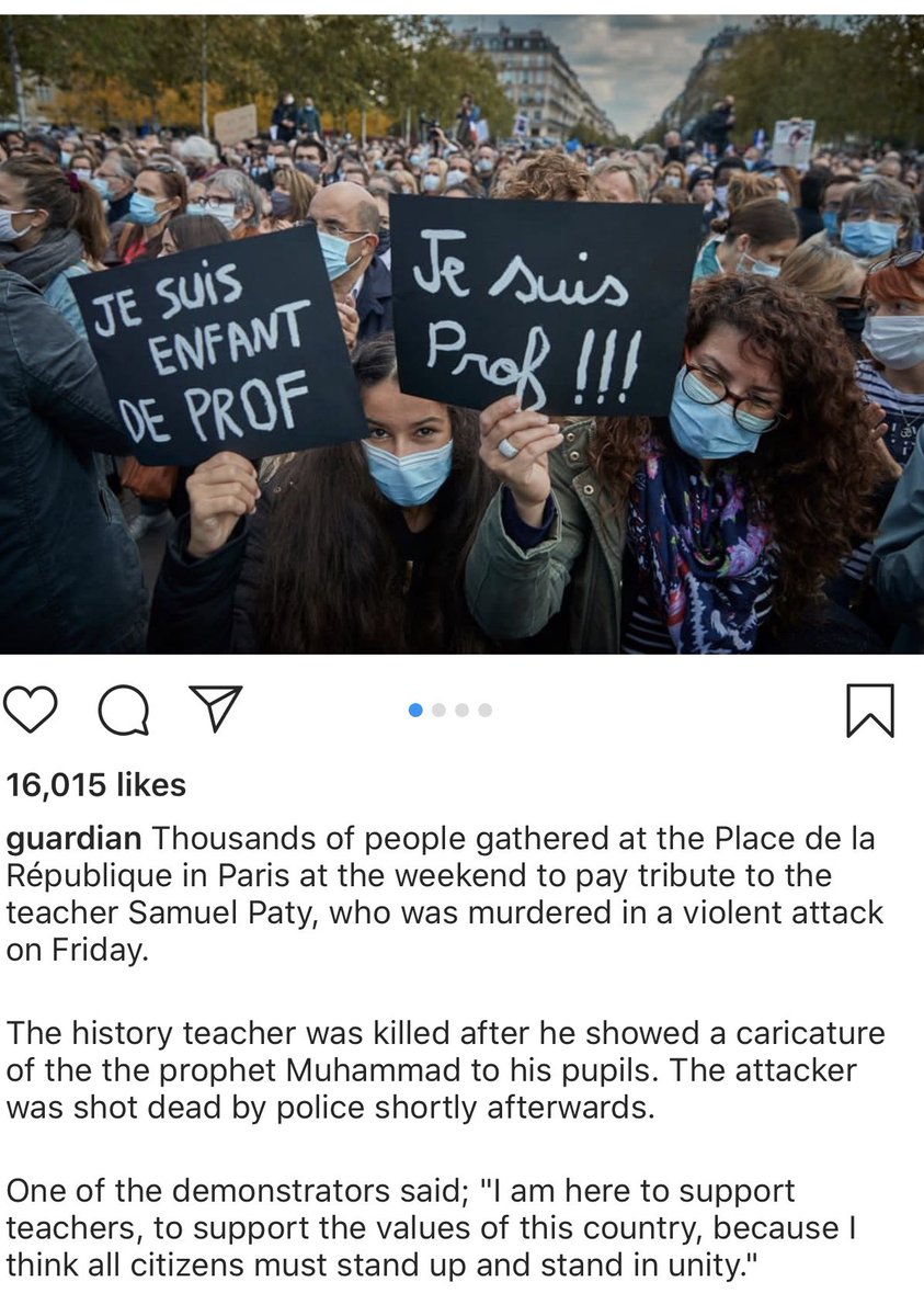 A teacher in France has been killed after he showed a caricature of Muhammed. After “Charlie Hebdo” , the massive attacks to Paris, Bruxelles, Nice And Berlin .. we can’t ignore the need to protect our identities& our judeo-Christian roots. #SafetyFirst #countryfirst