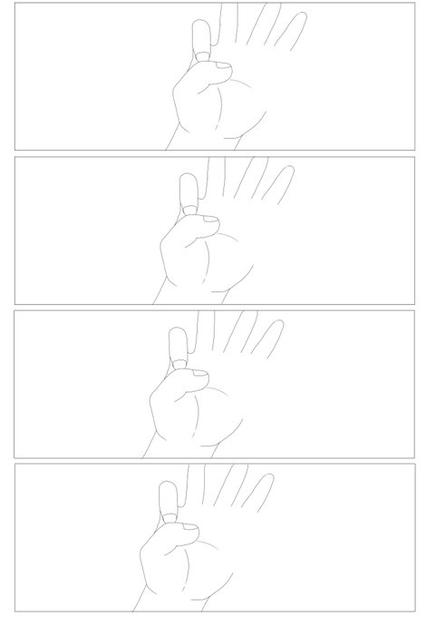 途中までだと謎すぎる四コマ 