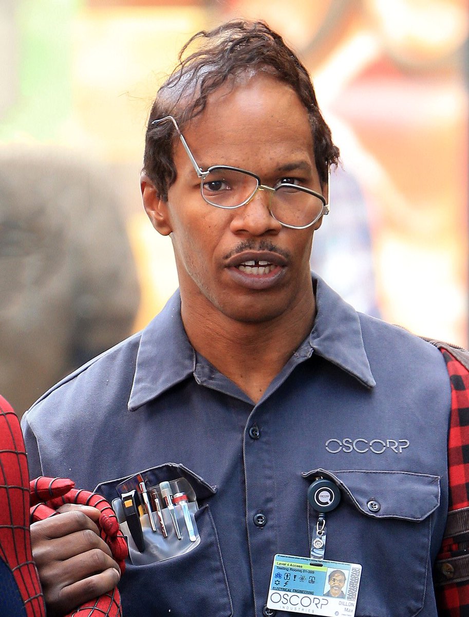 スパイダーマン/エレクトロ役】ジェイミー・フォックス 直筆サイン