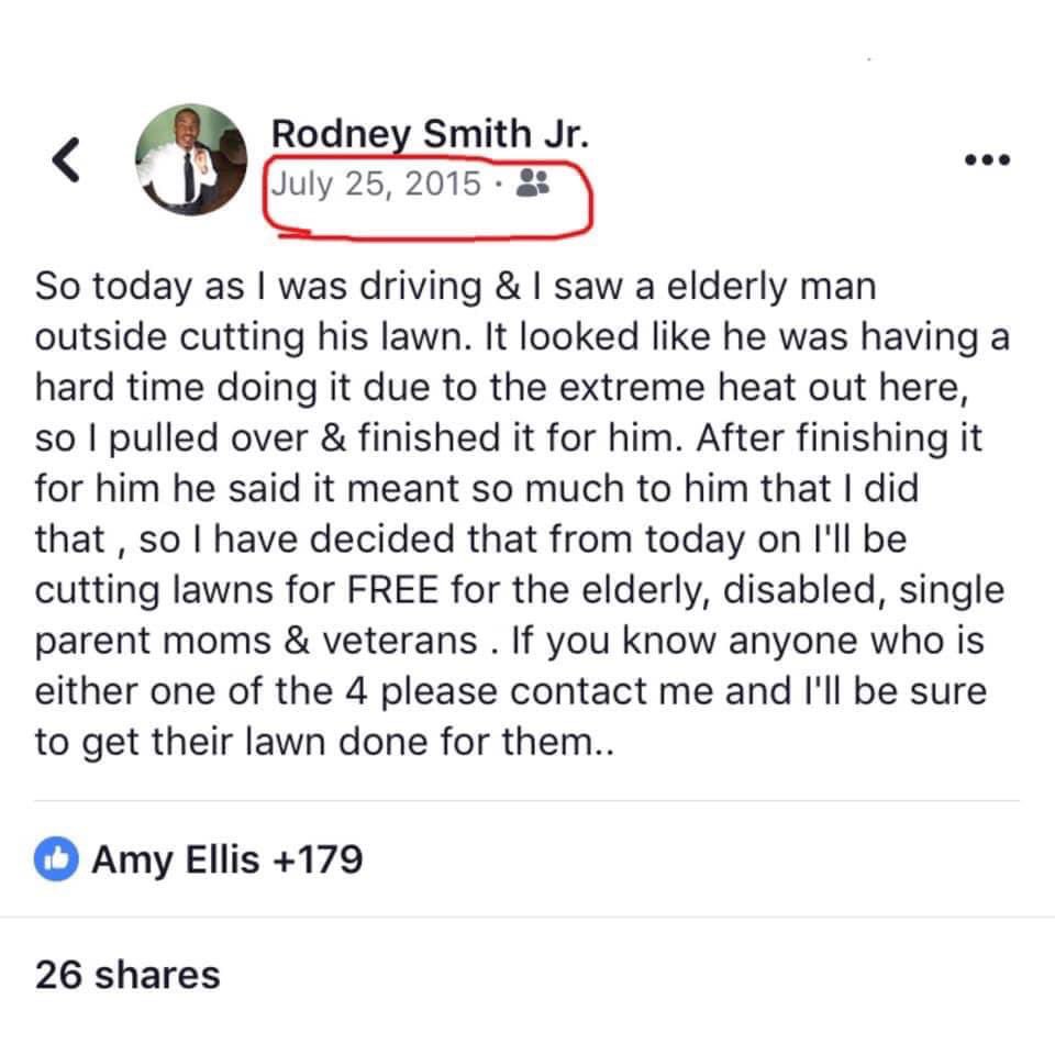 iamrodneysmith's tweet photo. The post that stared it all in 2015. Even before this even happened I remember asking God to use me as his vessel. Ask God to use you &amp; he will . It might not happen right away, but trust me during that time your waiting he's just preparing you for what's about to happen https://t.co/140B7tjm5Y