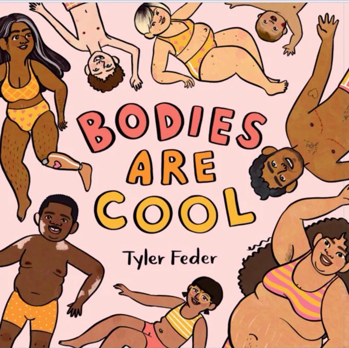 Surprise, it's a late night cover reveal! I'm so excited to share that my very first children's book BODIES ARE COOL is officially available for preorder and will be out June 1, 2021 in both US (@penguinkids) and UK (@PuffinBooks)! ??? 

https://t.co/bFjhEVL7d5 