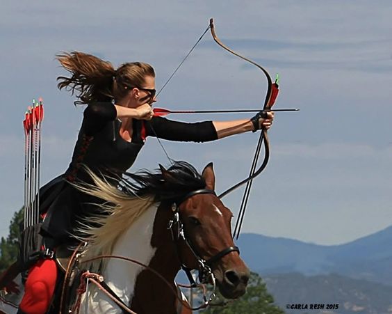 -with a bow eventually. Not only was Neiru an ace with a short bow, she was a trick shot & expert at mounted archery. She could even use her feet to fire the bow, which Perdita never got tired of seeing. But, Neiru was only adequate with flintlock weapons, so-