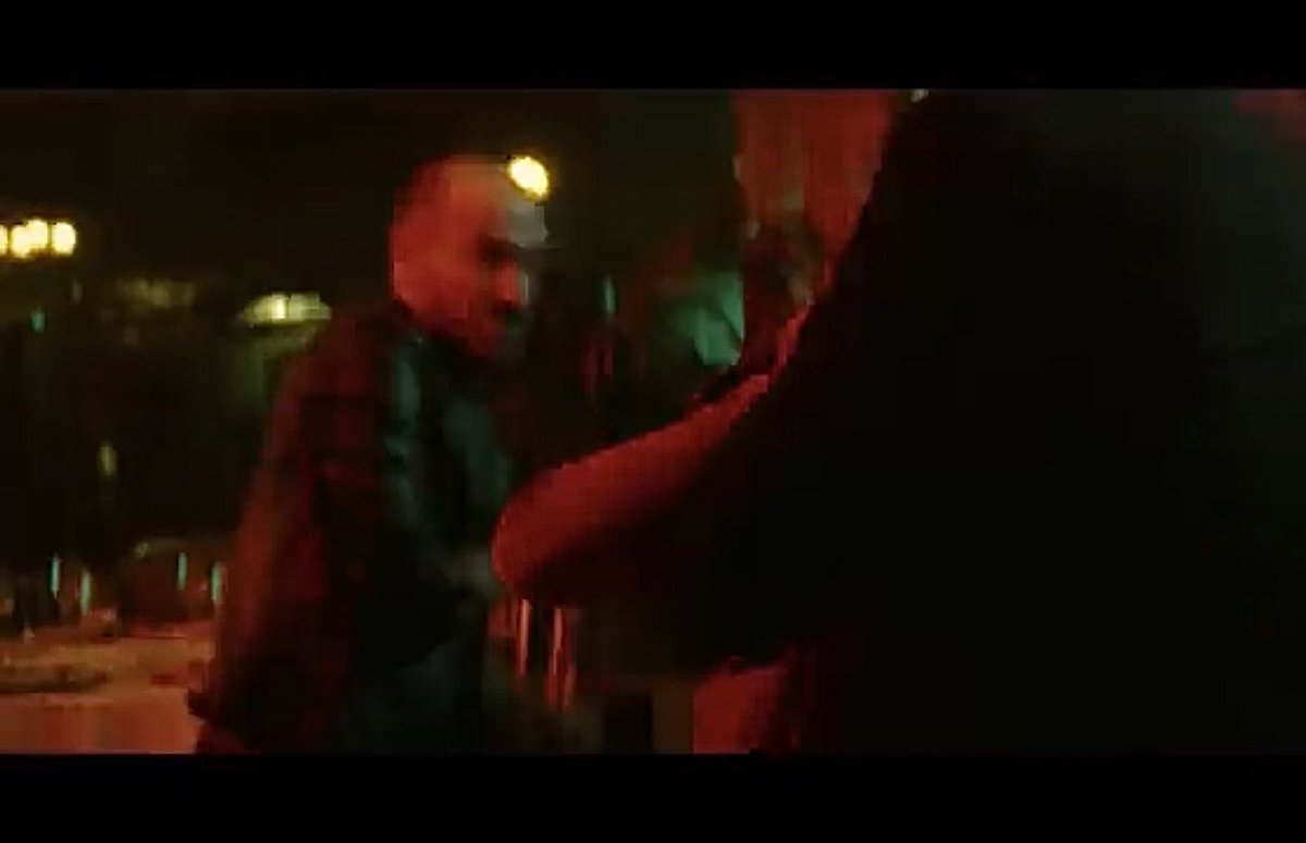 In comparison, Abel is seen faded outside of casinos to then driving recklessly until he finds himself at a place where he gets beat up by men. Notice the tunnel in both?