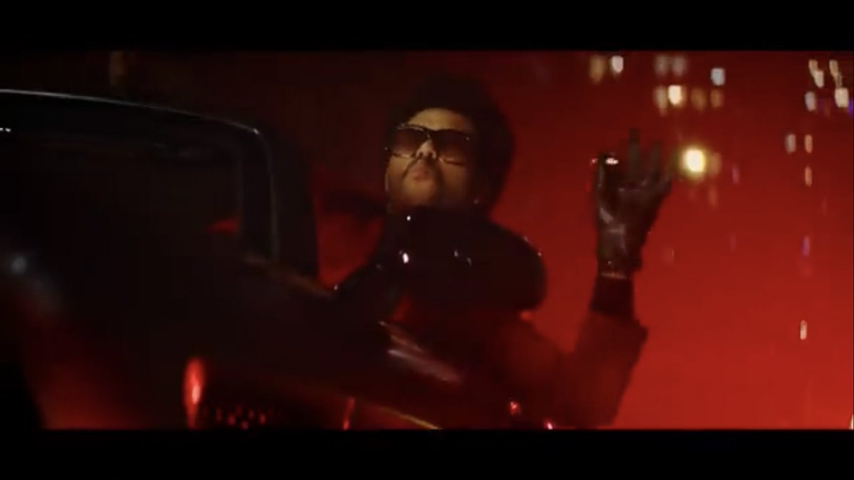 In comparison, Abel is seen faded outside of casinos to then driving recklessly until he finds himself at a place where he gets beat up by men. Notice the tunnel in both?