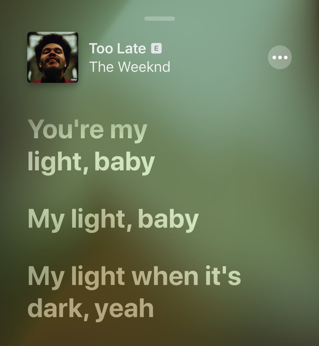 Not to mention Abel also mentions someone being his light in the dark on his track Too Late. His music video for it is coming out soon 