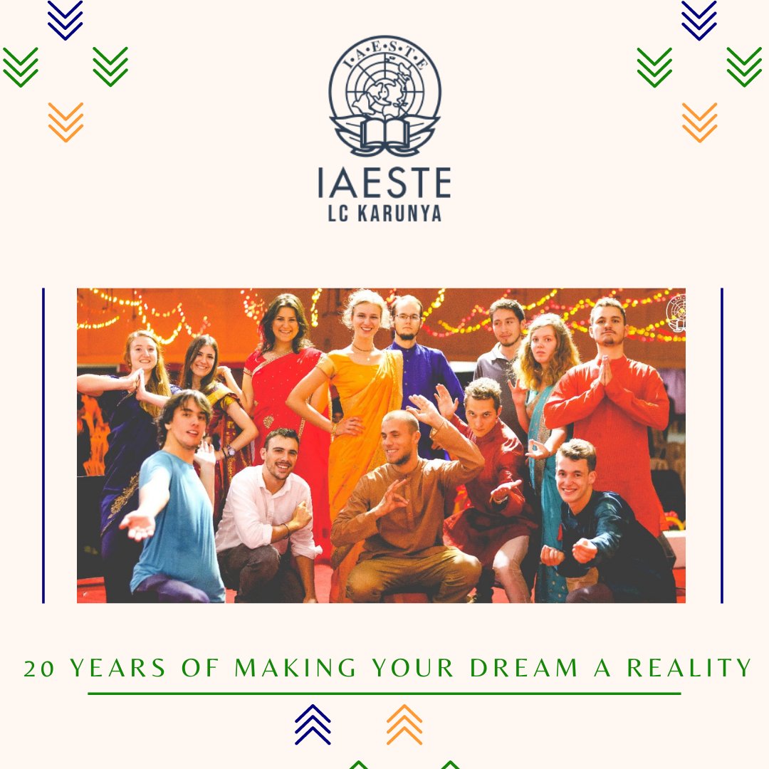 IAESTEkarunya's tweet photo. 20 years of being the highway of opportunities!
20 years of turning dreams into reality!
20 years of successful exchanges!

Celebrating 20 years of 'work' 'experience ' &amp; 'discover' in India,

HAPPY IAESTE DAY!

#IAESTEKarunya #internship #work #experience #discover #IAESTEDAY https://t.co/MEOSSxb8Ee