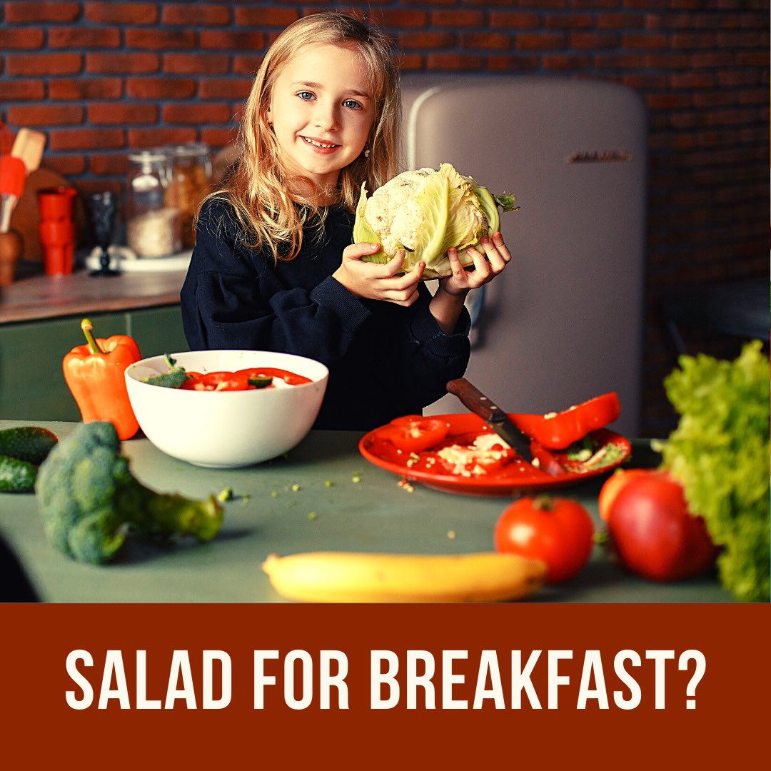 How does salad for breakfast sound? Trying to decide if I want to make a change. #BreakfastSalad #BreakfastIdeas #BreakfastAdvice #HealthySalads #HealthySaladIdeas #Foodie