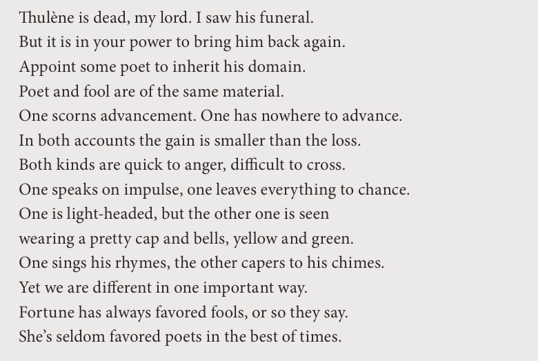 77. Addressed to Henry III on the death of Thulène, the King’s fool — by Jean Passerat — translated by Richmond Lattimore