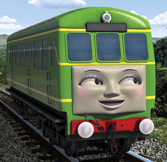 きかんしゃトーマス の新キャラ ケンジ のインパクトがすごい パンダグラフ付いてるけどどうやって Togetter