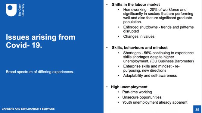 SRS_Helen's tweet photo. Despite increasing unemployment, there are still high skill shortages. There has been some great discussion around how we teach and relate student skills to the skills needed by the UK economy, and as @lmicharlie says - we still need to define what a 'skill' is. #WHEFEvents https://t.co/5GtaLv8ewH