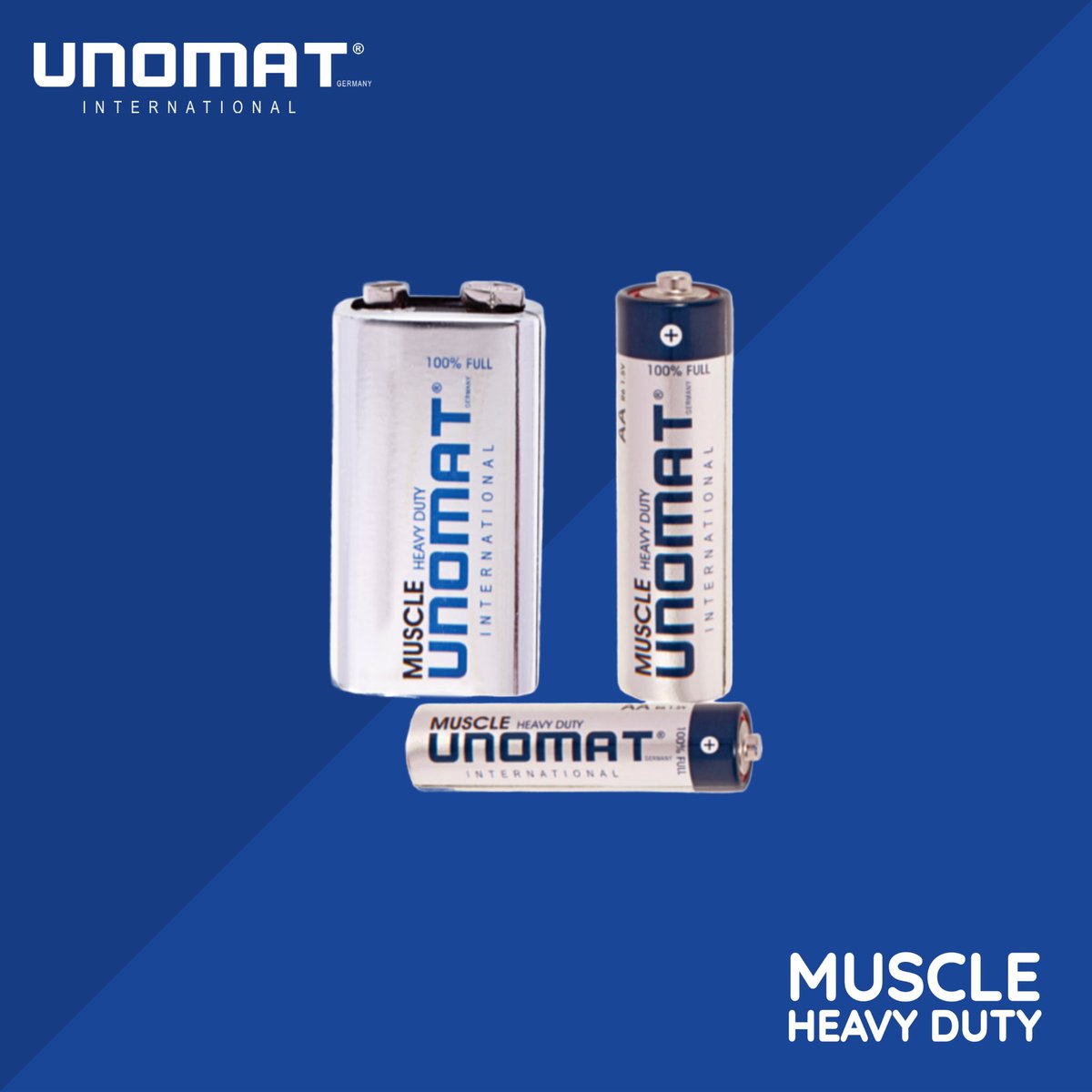 Unomat_'s tweet photo. Muscle Heavy Duty batteries are designed for day-to-day domestic needs. Longer performance period guaranteed. 🔋 
Visit our website for more details.
.
.
.
.
.
.
.
.
#Unomat #UnomatInternational #Batteries #Battery #Muscle #HeavyDuty #germany #asia #uae #africa https://t.co/Q5BqPScyMJ