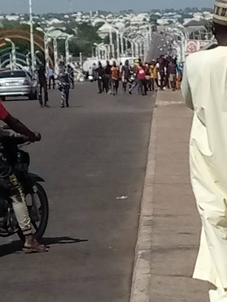 Nayomee50's tweet photo. The peaceful protest is yet to begin and hoodlums are already out to attack😕😕. Is this how we live now?
#EndBadGoveranceInNigeria 
#gombeprotest https://t.co/tvzr2sVDWw