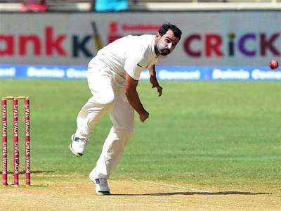 ..end up becoming 130kmph medium pacers. Well,  @MdShami11 had other ideas. He went through a rehab, lost 15 kgs, got his run up sorted and that meant he came back bowling at a higher speed than he used to bowl. Again Shami laughed at the world and said "Main Hoon Na"