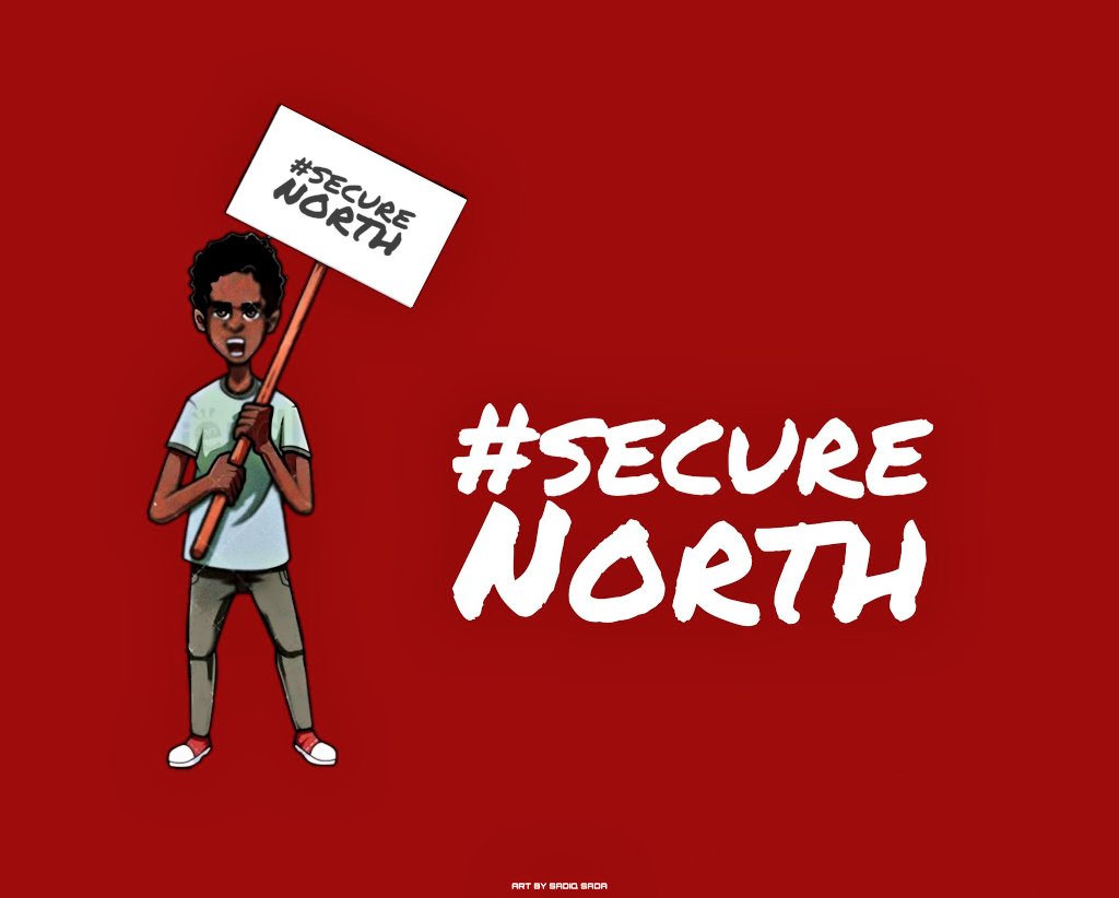 gombe__dopest's tweet photo. Some folks think protesting in Gombe is a wrong idea because Gombe is a peaceful state &amp; they have forgotten about our brothers &amp; sisters in Borno, Zamfara, Katsina &amp; beyond who are battling with insurgency. 

We cannot be silenced!
#SecureNorth #EndInsecurity #EndPoliceBrutality https://t.co/NEVFlqLLFx