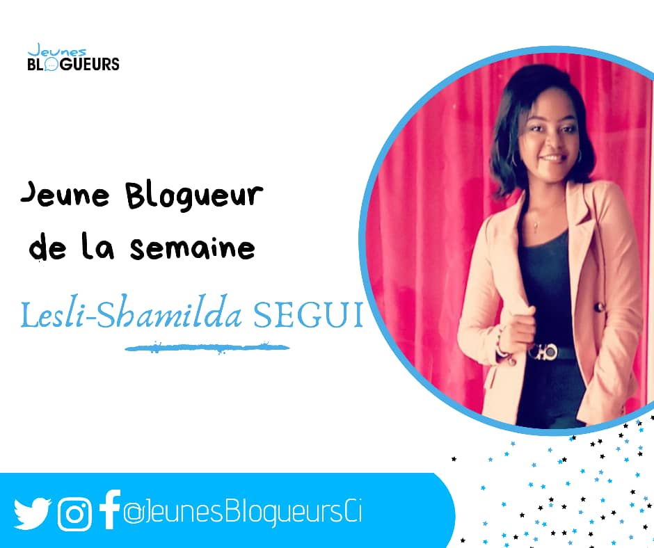 JBlogueursCi's tweet photo. Leslie-Shamilda SEGUI, 19ans et étudiante en licence 2 des SIC. Elle est community manager, chroniqueuse à H'ASH TAG AU FÉMININ et présentatrice à We Are Gamers Africa.
Découvrons ensemble notre jeune blogueuse de la semaine.👇
https://t.co/OUu9VhqTLC
#LJBS
#JeunesBlogueursCi https://t.co/XKvdHPTR3L