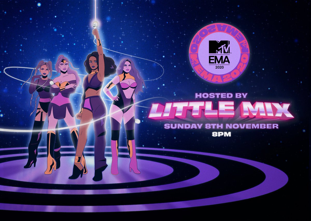 PopCrave's tweet photo. .@LittleMix will be hosting the @MTVEMA's on November 8th. #MTVEMA https://t.co/SsRMPBZHfx