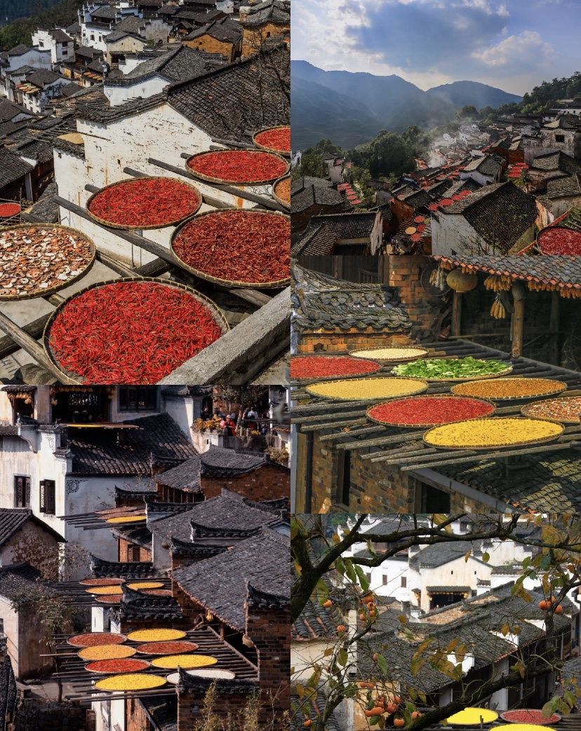 This is peaceful countryside life in #autumn, people will put colorful peppers, turnip, kinds of vegetables, porks, chickens under sun to make them dry and prepear for winter. #travelphotography #travel #worldtourismday #autumncolors #roadtrip #NaturePhotography https://t.co/VVmeqqPc9k