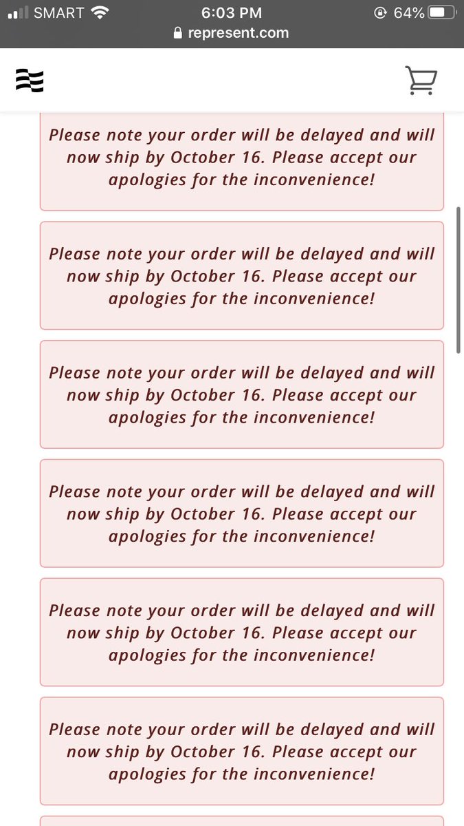 Also a mutual dmed me regarding this and said to take a look at my order (view order) and this is what pops up. I hope its just a problem with tracking in dhl huhuhu, as my moot experienced the same problem. But I really wish you could clarify the true status.