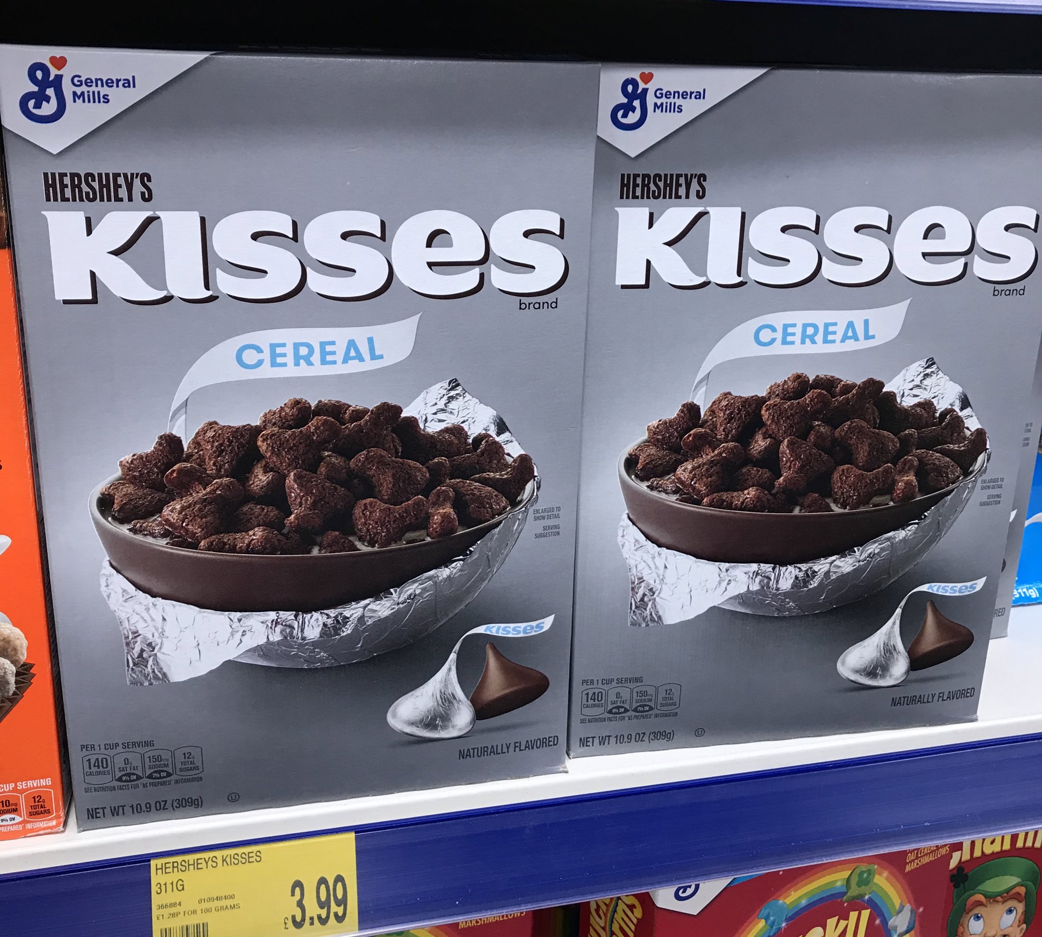 Hershey's online kisses cereal