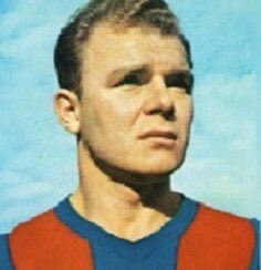 Kubala played 49 games for  @Fradi_HU scoring 27 goals as a teenager after WWII.After fleeing the country he moved to Barcelona where he played 357 games and scored 281 goals. He is thought to have been a major influence in the construction of the Camp Nou.