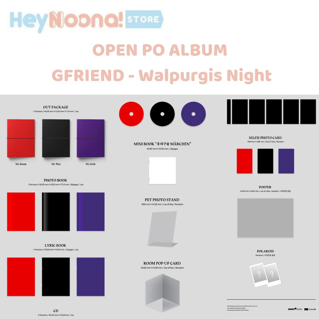 belanjakorea's tweet photo. ✨OPEN PO GFRIEND - WALPURGIS NIGHT ✨
💰Estmasi harga (EMS + tax): Rp. 350.000/album
💵DP: Rp. 200.000/album
⏱ Tutup PO tgl 7 November 2020
💳Pembayaran BCA
📦Shipping Jakbar (via shopee)
Detail Order: https://t.co/7o4vPq6Ggz
#GFRIEND #GFRIENDCOMEBACK https://t.co/bSaVf8q4PE