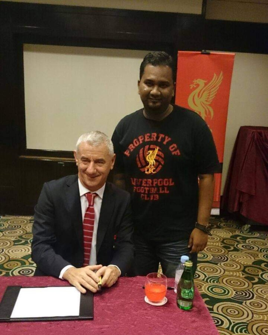   Was great to see you in Malaysia. Happy birthday    Ian Rush.. 