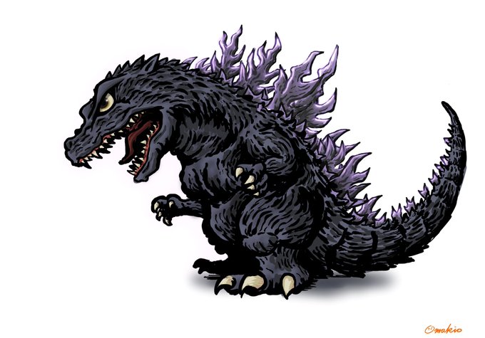 Godzillaのtwitterイラスト検索結果 古い順