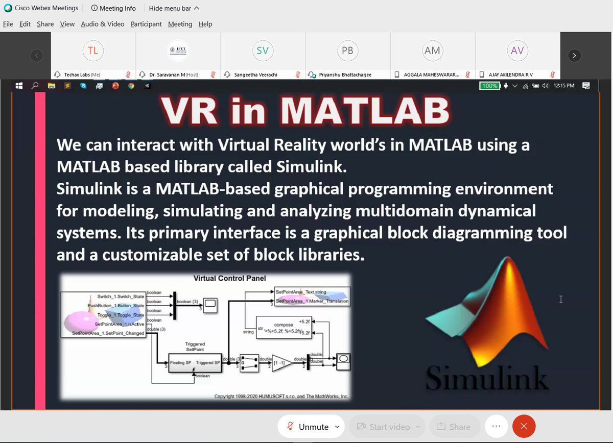TechaxLabs's tweet image. Day 1 1st Session 1st part
AICTE Sponsored 2weeks online faculty Development Programme
Gaming application using Virtual Reality 
at IFET college of Engineering 
#techaxlabs #gameApplications #VirtualReality @AICTE_INDIA #DEVCommunity @TechaxLabs