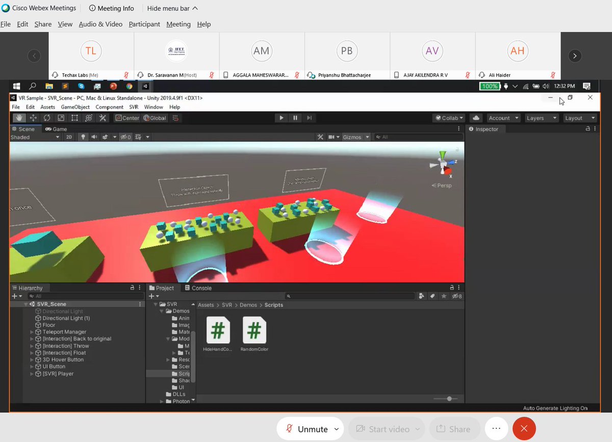 TechaxLabs's tweet image. Day 1 1st Session 2nd part
AICTE Sponsored 2weeks online faculty Development Programme
Gaming application using Virtual Reality 
at IFET college of Engineering 
#techaxlabs #gameApplications #VirtualReality @AICTE_INDIA #DEVCommunity