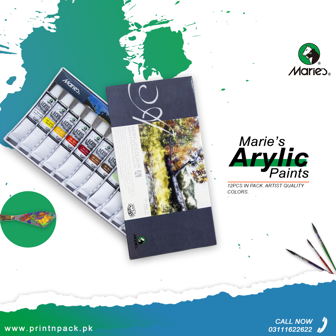 printnpackpk's tweet photo. Artists Maries Acrylic Paint Set For Sale
Paint up your masterpiece by using premium quality #mariesacrylicpaints.
Online Buy: https://t.co/PAIu04Jlkc
Contact Us: Whatsapp 03111622622
#acrylic #acryliccolors #acryliccolor #painttubes https://t.co/1NlfFTnMr1