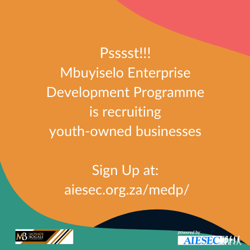 AIESEC in South Africa (@aiesecinsa) on Twitter photo 