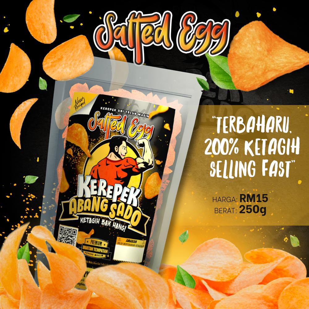 ZrulIkhwan's tweet image. Kerepek Ubi Pedas &amp;amp; Kerepek Ubi Telur Masin, sekali makan, ketagih bak hang, boleh buat snacks gigit sambil layan netflix..dm for order ☺️