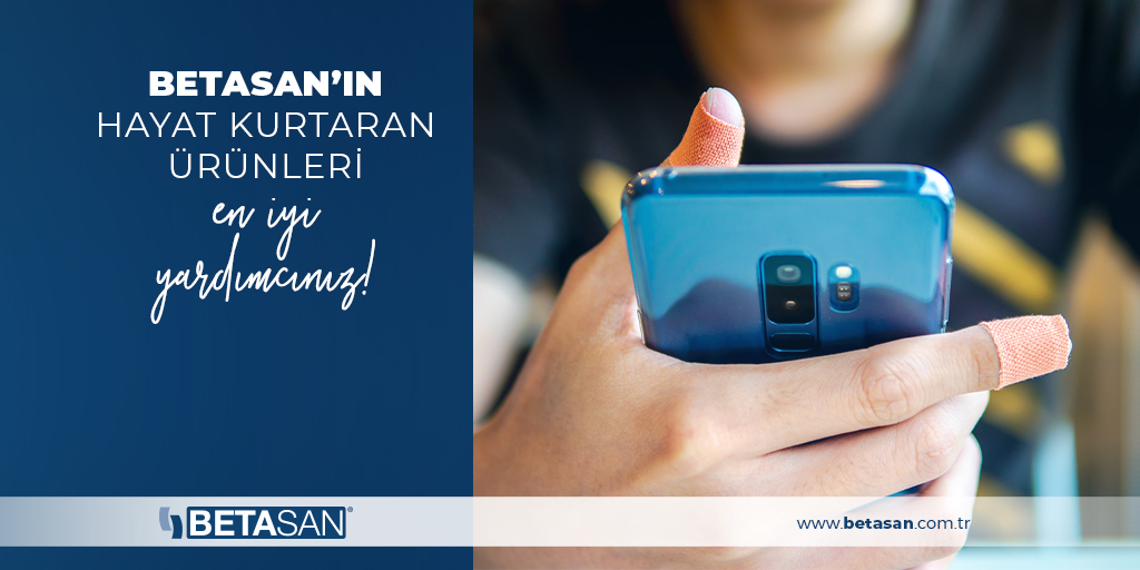 Son teknoloji üretimimiz sayesinde akıllı telefonunuzu kullanırken bile dokunmatik özelliğini aktive edebilen Sanitabant, günlük kullanımda en iyi yardımcınız olacak. #Betasan #Sanitabant