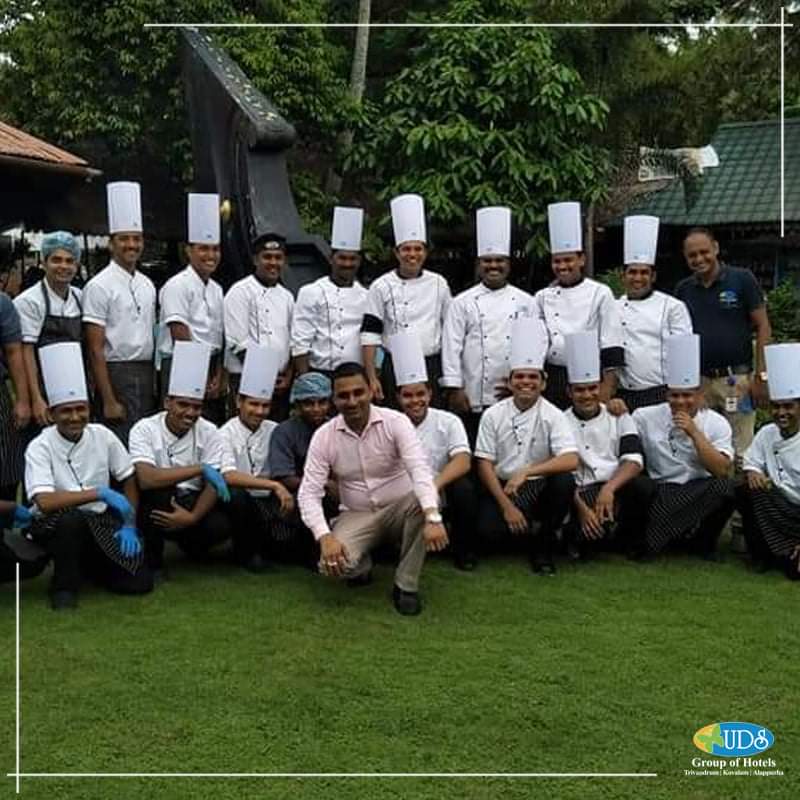 udshotels's tweet photo. #InternationalChefsDay
It is to celebrate and honor the noble profession.

Throw back photos 

#Chef #Foodie #Yummie #UDSkitchen #UniquelyUDS #Kovalam #Kerala #Alleppey #Kochi #Trivandrum #Thiruvananthapuram #Hotels #resorts #travel #destination #tourism #tourist #udshotels https://t.co/X9rVuM6Gw3
